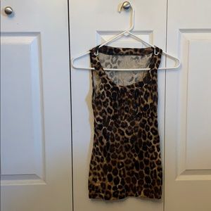 Cheetah print tank top from Express